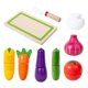 thumbnail image 2 of Cocina de madera de juguete para niños | Juego de cocina realista con verduras y utensilios | Desarrolla la coordinación ojo-mano y el pensamiento lógico, 2 of 6