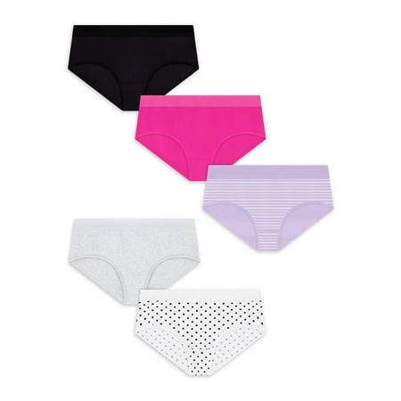 

No Boundaries Women s Cotton Hipster 5 Pack