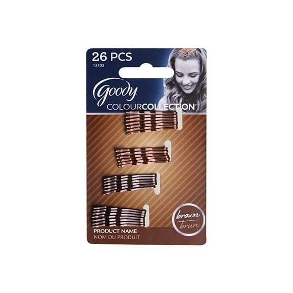 Goody Colour Collection Brunette Mini Bobbies - 26 Pcs