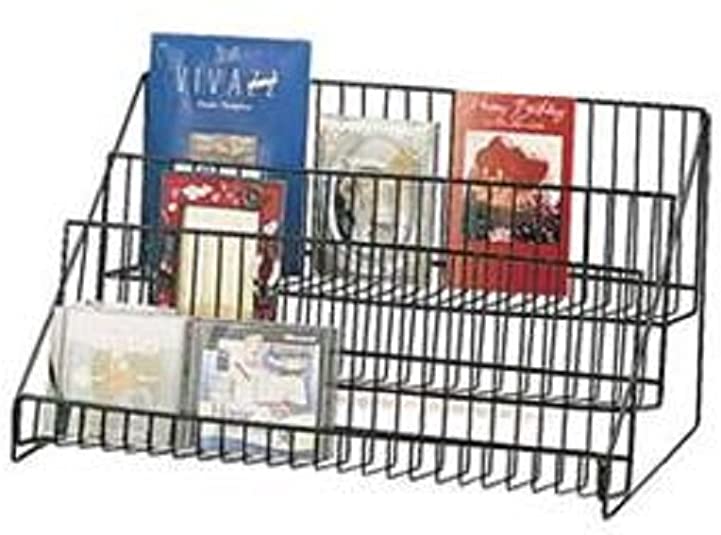 Black 3Tier Wire Countertop Rack 12¾” x 23½” x 14"