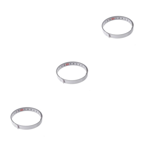 Riwesomey Cinta métrica de pista de inglete, regla de escala autoadhesiva de acero, herramientas de carpintería, 1/2/3/4/5M Type1 NO1 Riwesomey CBP076144
