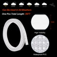 thumbnail image 3 of Uxcell 0.3" x 26 FT Reflective Tape High Viscosity Adhesive Tape Waterproof Warning Roll Reflective Strip 4 Pcs White, 3 of 6