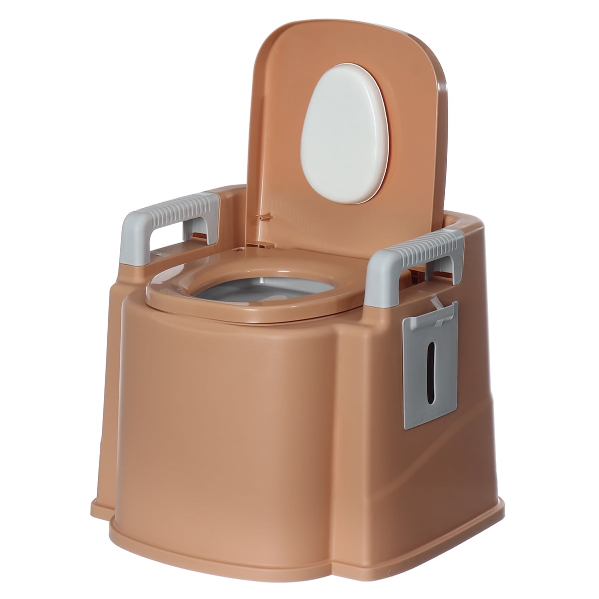 CASTAIN 20L Portable Camping Toilet Site Indoor Outdoor Handle WC Camping Toilet Potty Commode Removable Travel Toilet for Elderly Pregnant Woman Toilet