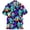 06-Blue, variant on IWRICH Men's Plus Size Hawaiian Shirts Sasquatch Summer Beach Button down Short Sleeve Tees Casual Graphic Printed V Neck T Shirts 01-Khaki XL
