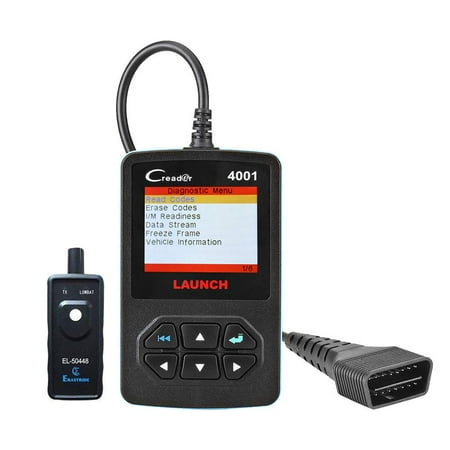 Automotive Car Scanner Launch CReader 4001 Car Code Reader Automotive OBD2 Scanner Diagnostic Scan Tool for Check Engine Light Reads and Clears Engine Fault Codes ()