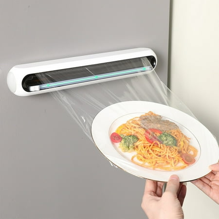 

Ycolew Kitchen Gadgets Cooker Cling Wrap Cutter - Household Tin Foil Cling Film Box Cutting Artifact With Magnetic Suction Refrigerator Tray Cutting Box Home & Kitchen Clearance