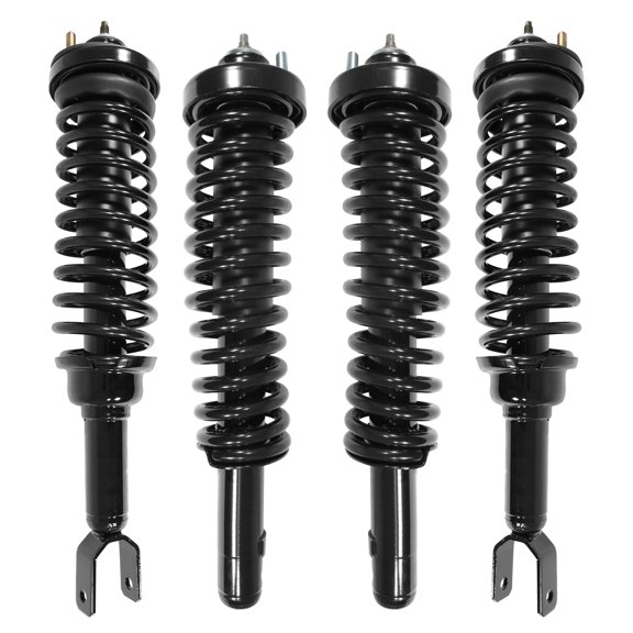 Unity Automotive Front & Rear Complete Strut Assembly Kit Fits 1996-2000 Honda Civic, 4-11231-15220-001