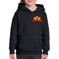 thumbnail image 3 of Awkward Styles Happy Thanksgiving Day Hoodies for Kids Turkey Hooded Youth Sweatshirt for Girls Boys Pocket Print, 3 of 5