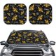 thumbnail image 2 of Fotbe Hohey Bee Golden Embroidery Juego de 2 Piezas de Parasoles para Parabrisas | Bloqueador Solar para Auto | Accesorios Plegables para Protección Solar Interior-Medium, 2 of 6