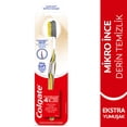 thumbnail image 3 of Colgate Micro Fine Advanced Gold Charcoal Extra Soft Toothbrush, 3 of 5