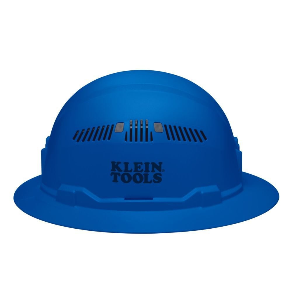 Klein Tools Full Brim Style Vented Hard Hat Blue