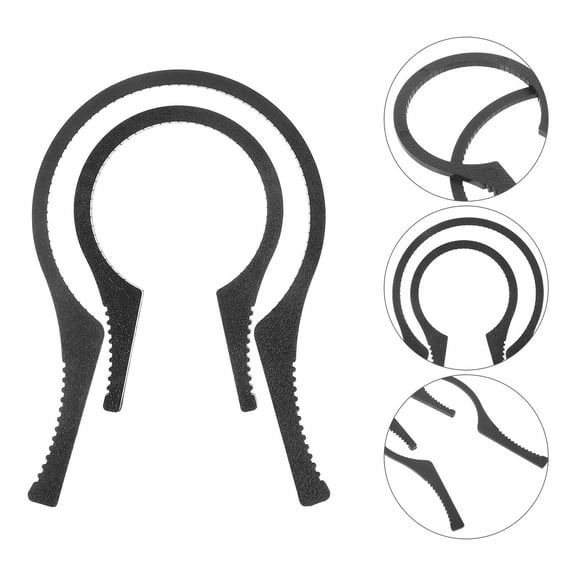 FOMIYES 4Pcs Lens Filter Wrench Set Abs Construction Camera Tool Kit Black