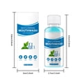 thumbnail image 3 of Enjuague bucal de viaje, envasado a granel, mini enjuague bucal de menta fresca, enjuague bucal portátil, botellas individuales de enjuague bucal, artículos de aseo de viaje, 30 ml, 3 of 8