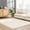 Ivory, Off White / Koume, variant on Hauteloom Bergerac Hallway, Kitchen Runner Rug - Checkered Square Geometric Tile - Contemporary Tone On Minimalist Modern - High Pile - Ivory, Off White, Cream, White, Neutral - 2'7" x 7'3"