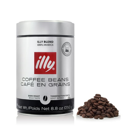 illy Whole Bean Dark Roast Coffee, 8.8 Oz (Best Fresh Roasted Coffee Beans)