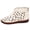 Beige, variant on Womens Ankle Boots Back Zipper Cutout Detail Flat Heel Short Boots for Casual Daily Wear and Outfits