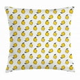 thumbnail image 1 of Ambesonne 20" x 20" Black Polyester Decorative Pillow Cover, 1 of 2