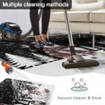 thumbnail image 5 of Black Christmas Outdoor Rug for Patio/Deck/Porch, Non-Slip Large Area Rug 6 x 9 Ft, Snowman Snowflake Winter Birds Indoor Outdoor Rugs Washable Area Rugs, Reversible Camping Rug Carpet Runner, 5 of 8