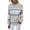 A-Beige221, variant on Bibifish Womens Sweaters Christmas Snowflake Printed Sweaters Turtleneck Vintage Holiday Knitted Sweater Pullover Tops For Ladies