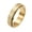 Gold, variant on PAMTIER Stainless Steel 6MM Sandblasted Rotatable Lucky Anxiety Ring Band for Men Women Silver Size 6