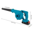 thumbnail image 2 of 20V Cordless Leaf Blower with 7500mAh Battery & Charger Handheld Portable Dust Cleaner Sweeper Leaf Blowing Machine for Yard Garden Road for Garden Clean, 2 of 17