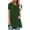 Coffee, variant on Womens Tops Short Sleeve Spring And Summer Solid Color Rag Shoulder Long T Shirt Round Neck Loose d Pullover Top Fashion Clothes Blouses Dressy Casual Women