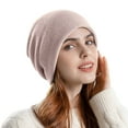 thumbnail image 2 of MESSUEN Womens Winter Hat Brimless Cap Beanie Hat Men Hats Women Brimless Hats for Women Winter Hat Women Mens Hats Beige One Size, 2 of 3
