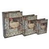 Magazine Storage Rooster Box - Set of 3