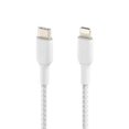 thumbnail image 3 of Belkin Braided USB C to Lightning Cable 4ft White, 3 of 3