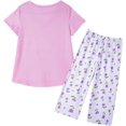 thumbnail image 2 of Women's Capri Pajama Sets Plus Size Sleepwear 2 Piece Ladies Sleep Set,Butterfly, 2 of 5