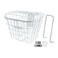 thumbnail image 1 of koolsoo Bike Front Basket Carrying Pannier Basket for Mountain Bike Road Bike Riding White, 1 of 9