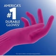 thumbnail image 2 of Playtex Living Fuschia Latex/Neoprene/Nitrile Gloves, Small (1-Pair), 2 of 4