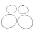 thumbnail image 1 of Anillo cromado para faro delantero de Flying Spur 2005-2013 3W5807763,3W5807768,4W0807834A, 4W0807824A plateado, plateado, 1 of 5