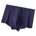 thumbnail image 1 of B91xZ Boxers Boxers pour Hommes en Coton Extensible, Bleu Foncé 3TG, 1 of 5