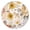 Pioneer Flower Floral-1, variant on Pioneer Flower Floral Print Pattern Round Fitted Tablecloth with Elastic Edge,Dining Table Cover Waterproof,Outdoor Round Tablecloth for Camping,Dining,Indoor and Outdoor