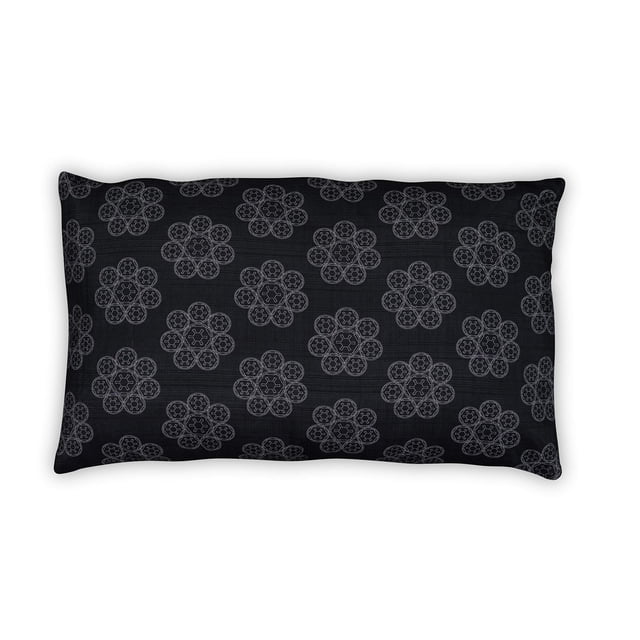 Cojín Seven20 Star Wars negro, lumbar y blanco, 38 x 61 cm