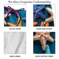 thumbnail image 4 of luoweisi Men's Beach Shorts Quick Dry Swim Trunks with Mesh Lining Starfish S, 4 of 5