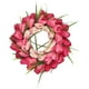 thumbnail image 3 of Guirnalda falsa Tulipán Colgador de puerta Decoración de flores de imitación Artificial para pared de banquete de boda, Rosa claro, 30 CM Advancent HA9035-03B, 3 of 6