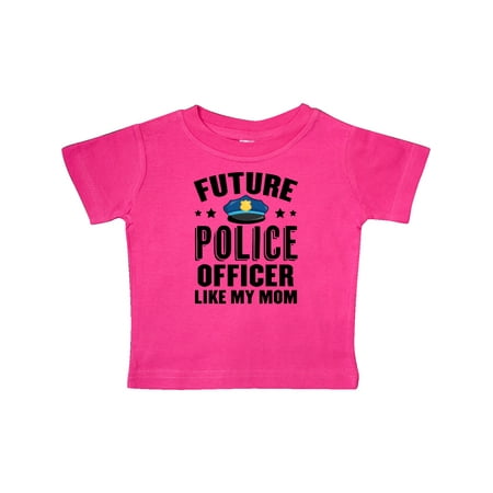 

Inktastic Future Police Officer Like My Mom Gift Baby Boy or Baby Girl T-Shirt
