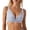 A-Blue312, variant on Women Push Up Bras V Neck Leaf Lace Wide Shoulder Straps Stretch Wireless Lace Bras Breathable Side Support Bras
