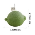 thumbnail image 3 of Fiudx Velas de Aromaterapia de Limón, Velas Decorativas con Aroma a Frutas, Mezcla de Cera de Soja Natural y Parafina, Larga Duración, Regalo de Decoración para El Hogar, Perfectas para Cumpleaños, D, 3 of 5