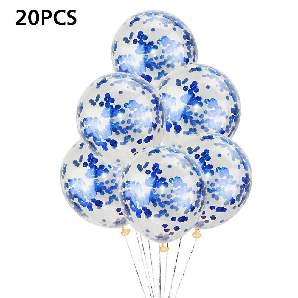 Details about   20 Pack Confetti Balloons Latex 12" Decorations Helium Birthday Party Wedding