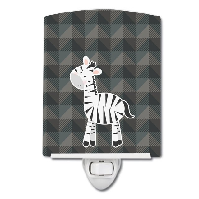 "Treasures Zebra Ceramic Night Light, Negro, 6"" x 4""" Caroline's Treasures BB7026CNL