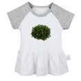 thumbnail image 1 of Nature Bushes Pattern Dresses For Baby, Newborn Babies Skirts, Infant Princess Dress, 0-24M Kids Graphic Clothes (Gray Raglan Dresses, 6-12 Months), 1 of 4