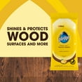 thumbnail image 3 of Pledge Expert Care Wood Wipes, Shines and Protects, Removes Fingerprints, Lemon Scent, 24 Count (Pack of 6), 3 of 13