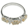 thumbnail image 3 of Sterling Genuine Citrine Rings for Women Make Great Gifts for Her, 3 of 5