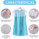 thumbnail image 4 of Fundas de Hombro para Ropa y Trajes, 8 PCS Transpirables Fundas Antipolvo para Trajes, Abrigos, Chaquetas, Almacenamiento de Armario de Vestir (Transparente), 4 of 4