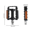 thumbnail image 3 of Aluminum Alloy Bike Pedals Double Sided Platform Mountain Bike Pedals,Road/MTBs Flat Pedals Lightweight for Stability, 3 of 4