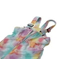 thumbnail image 3 of Kid Autumn Winter Ski Pants Solid Color Tie Dye Print Zipper Suspender Pants, 3 of 6