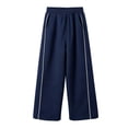 thumbnail image 2 of Lullu Girls Sweatpants Casual Athletic Straight Leg Jogger Pants Activewear, Sizes 5-14, 2 of 6